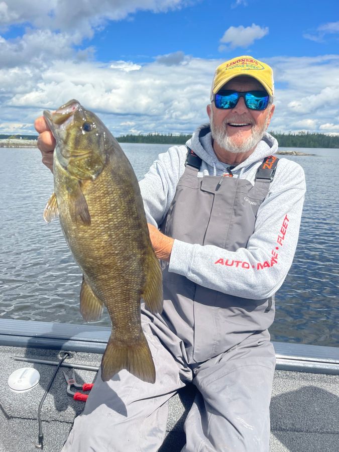 Trophy smallmouth bass from the chain