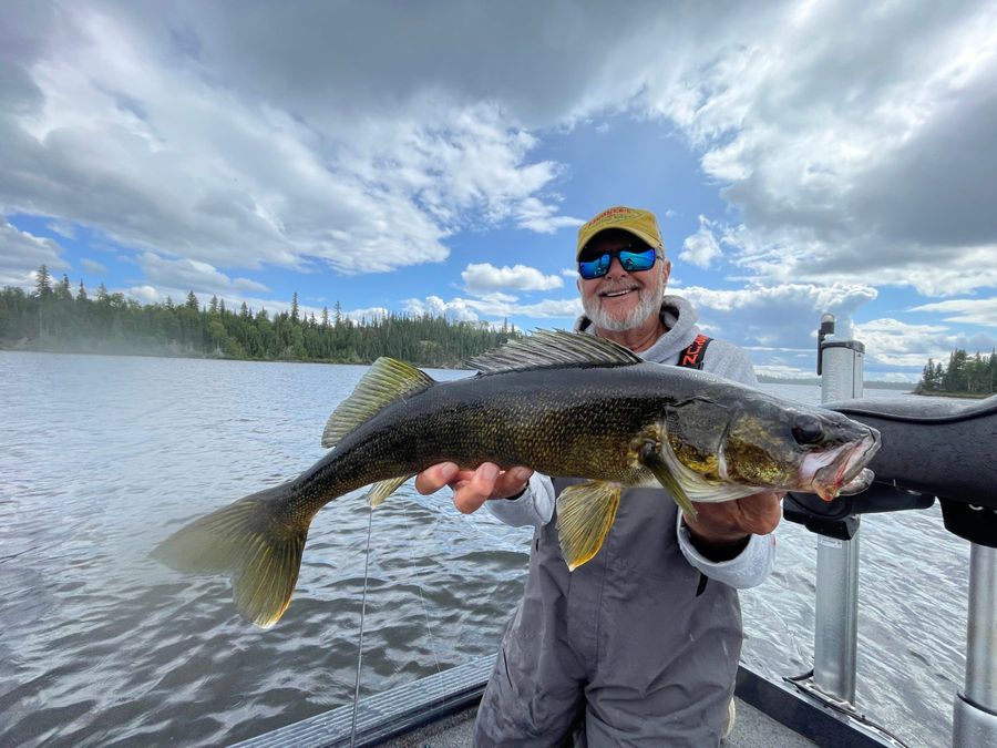 Guest with a Woman River Chain walleye