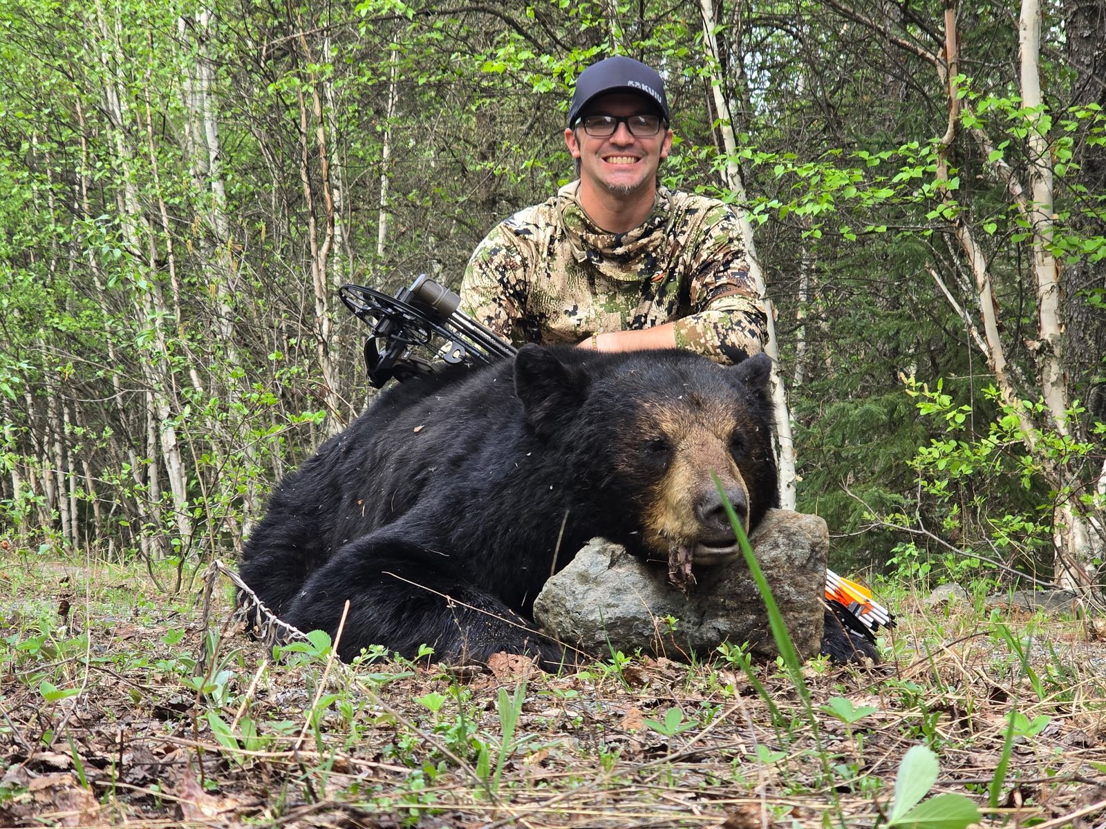 Successful spring bow hunt on the Bear Management Area