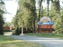 Entrance to Canada North Lodge