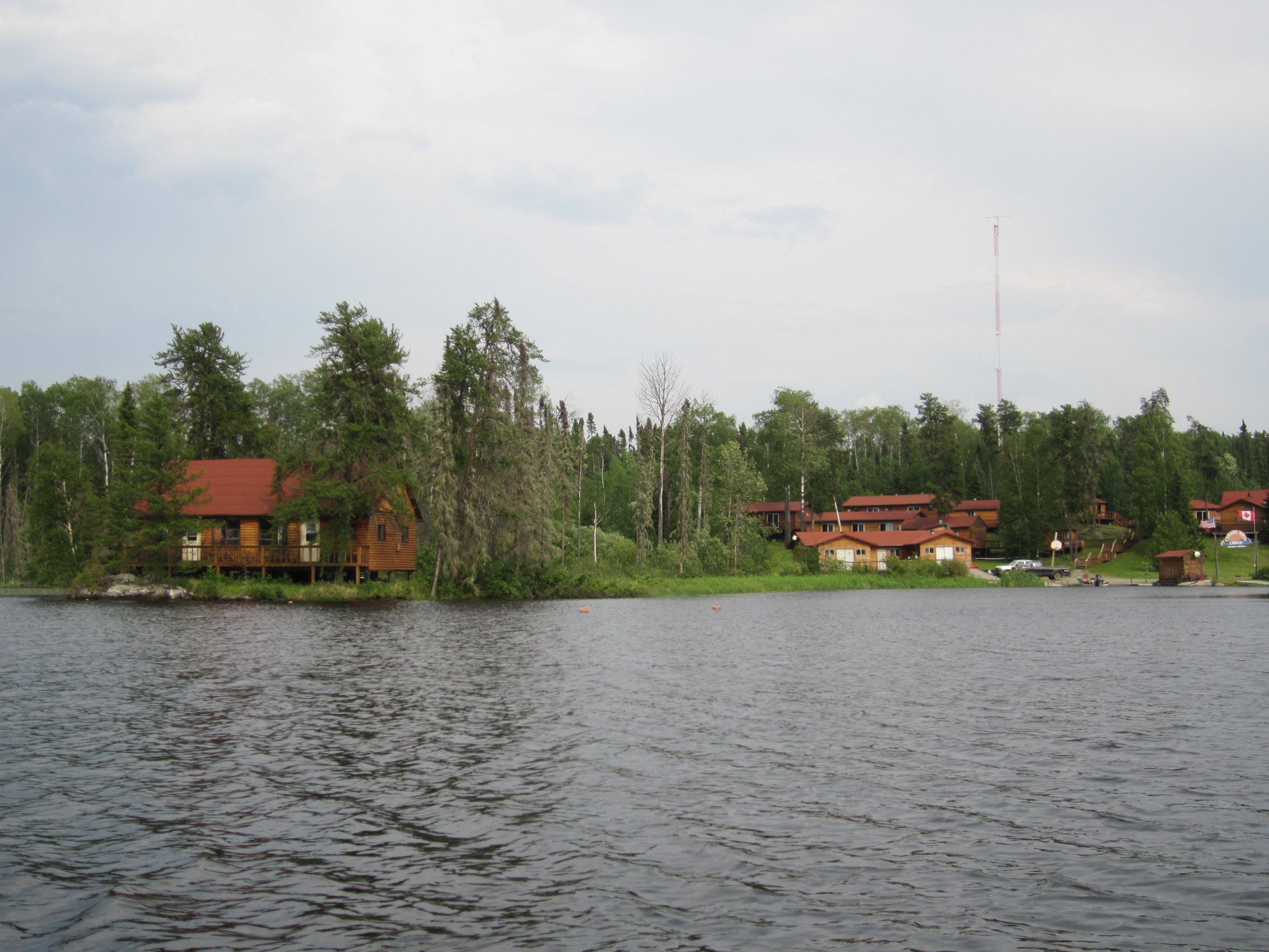 Lodge Exterior from Lake